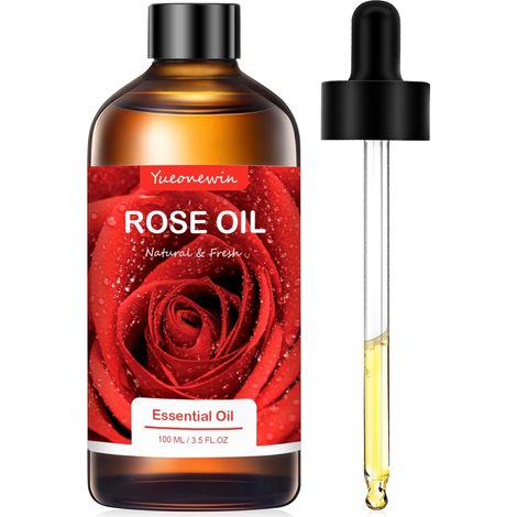 Huile essentielle de rose 100 ml, Pures huiles de rose pour diffuseur