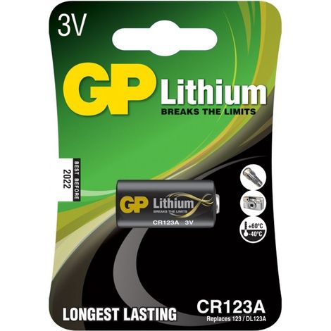 CR123A 3V 1 paquet GP