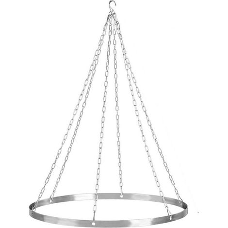 Ensemble de suspension de rideaux de plafond en acier-60cm