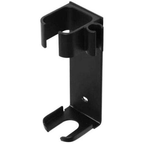 Lot de 2 Supports muraux pour Fer à friser, Organisateur de Rangement pour Outils de Coiffure, support de bâton de Coiffure pour fers Plats, Baguettes à friser, lisseurs, Peignes (Noir) (1/4)