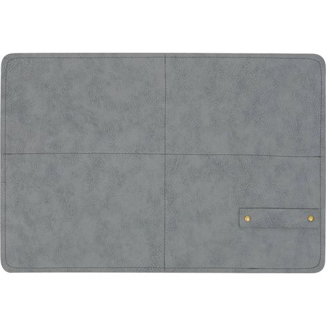 Set de Table Rectangulaire "Glenn" 30x45cm Gris (1/5)