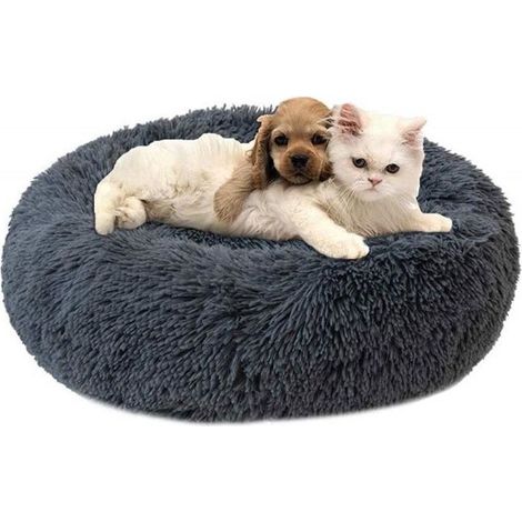 Lit Pour Chat canapé Ultra Doux Chaud pour Animal Domestique Panier Chat/Petit Chien/Chaton en Peluche Ronde Souple Chaton Lit 50cm (1/4)