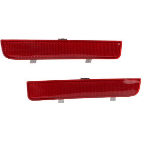 QORVA-1 Paar Heckstoßstangenreflektoren LR006348 Heckstoßstangen-Positionsreflektor für Range Rover L322 Freelander 2 L359 (1/5)