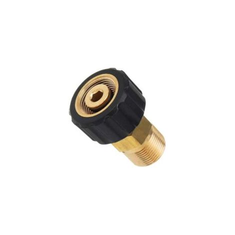 Raccordo rapido ad alta pressione da M22 femmina a 15/14 mm maschio per idropulitrici – adattatore universale – Crezuo