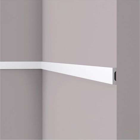 NMC WD5-box WALLSTYL Noel Marquet 1 Karton SET mit 36 Wand- und Friesleisten Stuckleisten Modern weiß 72 m (1/5)