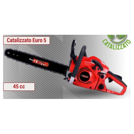MOTOSEGA DA POTA E TAGLIO POWERX HIT PHM45 A SCOPPIO Barra da 45cm MOTORE 45cc (1/2)