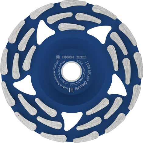 Tête de meulage diamant, alésage 19-22,23 mm (1/5)