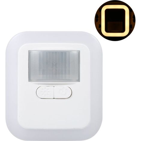 LED-Wand-Nachtlicht mit Bewegungsmelder, einstellbarer Helligkeit und Leuchtdauer (30 s/60 s/90 s/120 s), für Wohnzimmer, Schlafzimmer, Treppenhaus, AC 110–240 V (1/5)