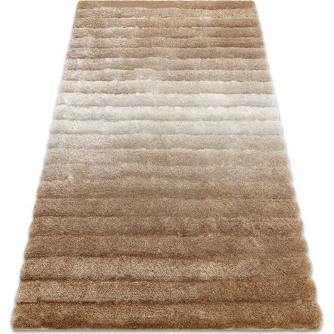 Alfombra moderno FLIM 007-B2 moderno, Rayas - Structural beige beige 120x160 cm