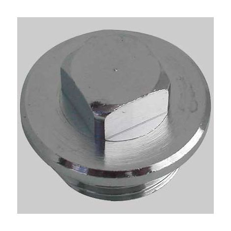 TAPPO MASCHIO CON QUADRO OTTONE CROMATO - 1"