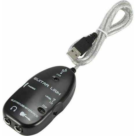 Trade Shop - ADAPTATORBESCHEINIGUNG FÜR NIEDEREN CHITARRA INTERFACCIA USB-KABELKAUFFIE JT3624 - (1/3)