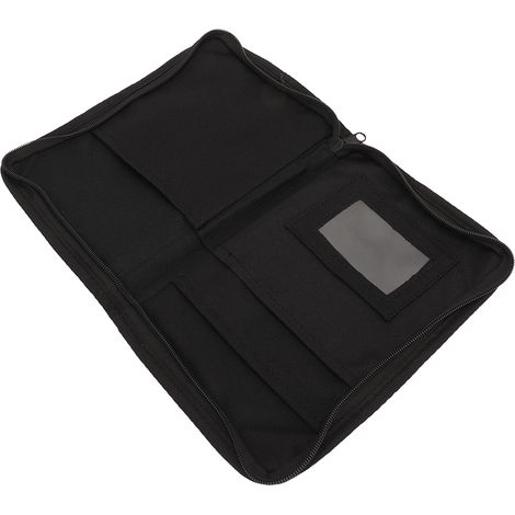 Organisateur pour boîte à gants de voiture, 6 poches, conception multifonctionnelle à fermeture éclair, porte-documents portable pour voiture, universel pour voiture (1/5)