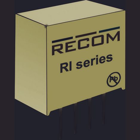 RECOM RI-2412S DC/DC-Wandler, Print 24 V/DC 12 V/DC 168 mA 2 W Anzahl Ausgänge: 1 x Inhalt 1 St. (1/2)