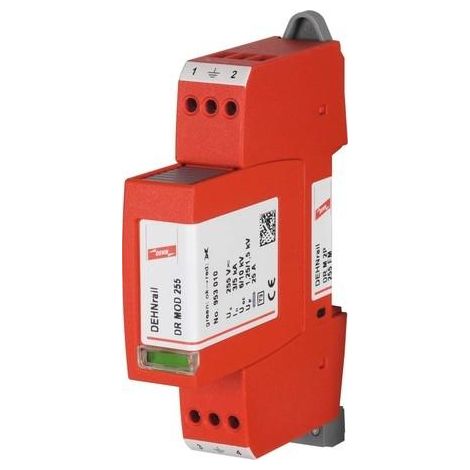 dehn Limitador de tensión tipo 3 rojo 230 V 2 polos