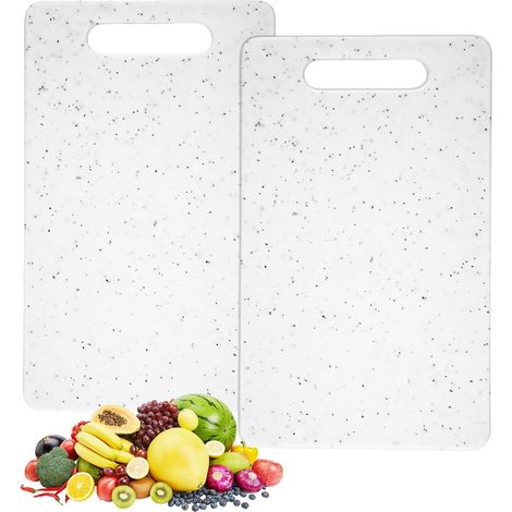 2 Pièces Planche a Decouper Plastique 25x15 cm (1/5)