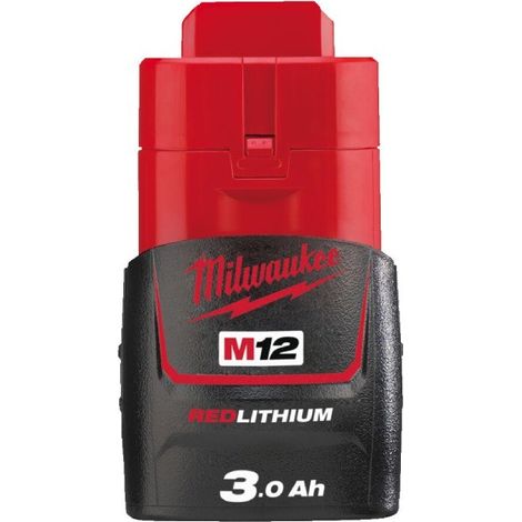 Batteria M12 B3 3Ah Milwaukee 4932451388 Redlithium (1/2)