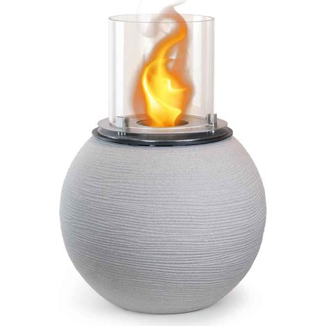Botticelli - Bioethanol-Holzboden-Kamin � 40xH54 cm, beige