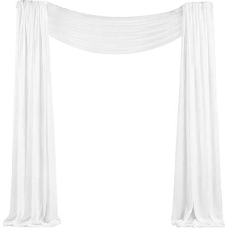 Tissu pour arche de mariage 29,5 pouces x 19,6 pieds pour cérémonie de mariage (1/5)