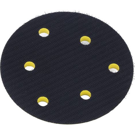 Patin de ponçage 5 pouces 5/16-24, plaque de support en PU à crochets et boucles, tampon de ponceuse pneumatique 12000 tr/min (1/5)