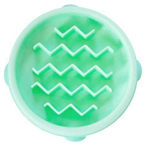Peteges Comedero Slow Green Mint S 15.2x13,9x2,5 cm (1/4)