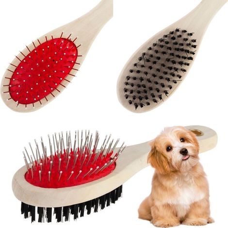 TM-00428 Peigne double face pour peigner et démêler les poils de chien et de chat. (1/5)