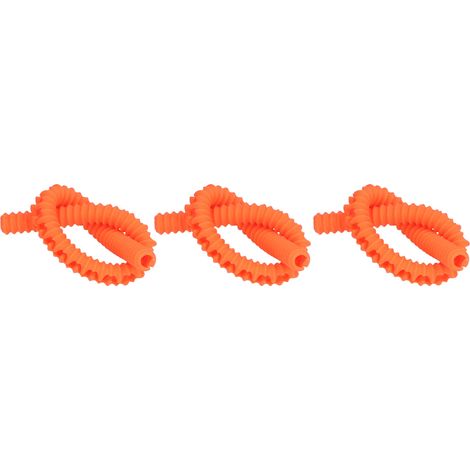 Set mit 3 orangefarbenen Silikon-Schutzleisten gegen Verbrennungen für Backofen, Mikrowelle und Kochfeld (1/5)