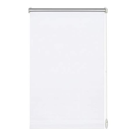GARDINIA EASYFIX Tenda a rullo termica, Fissaggio a incastro o con adesivo, Altamente riflettente, Risparmio energetico, Opaco, Incl. materiale di montaggio, Bianco, 85 x 150 cm (LxH) (1/4)