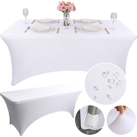 Heckermann XJM-Z180 Tischdecke Weiß