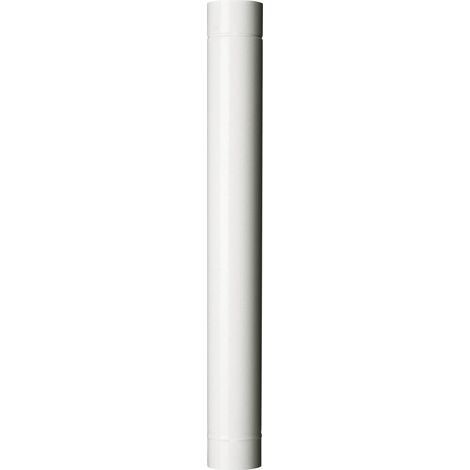 12 tubi 13x100 cm acciaio smaltato bianco tubo per stufa stufe a legna