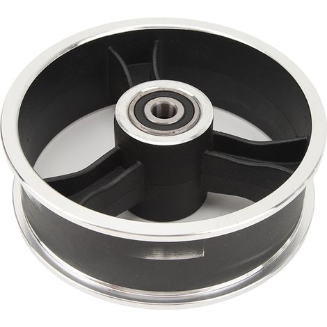 Moyeu de roue plein pour trottinette électrique 8 pouces, axe de 38 mm, remplacement de moyeu de roue pour trottinette électrique (1/5)