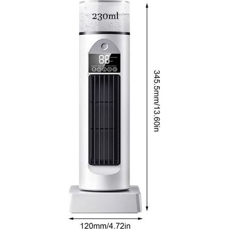 Ventilateur Sur Pied Silencieux Intelligent Avec Oscillation 120° Pour Maison, Bureau Et Chambre À Coucher