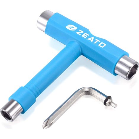 Outil Skateboard - Clé Allen T-Y 3 4 5 6 mm - Tournevis Phillips L - Pour Réglage Essieux Roues Trucks - 1 Pièce (1/5)