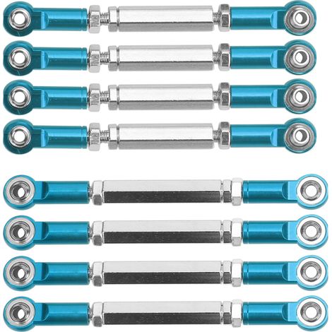 RC-Lenkservo-Zugstange, Metall-Verbindungsarm, Spurstangenköpfe, Stecker für WPL/MN/FeiyuBlue (1/5)