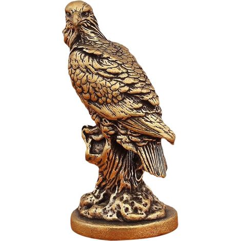 figurine d aigle en laiton sculpture d aigle vintage en