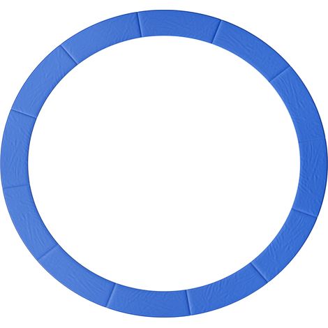 Bordure de trampoline Ø366 cm de large, résistante aux déchirures et aux UV, hydrofuge, accessoire de trampoline, protection de bord, filet de sécurité, pièces détachées pour trampolines de jardin, bl