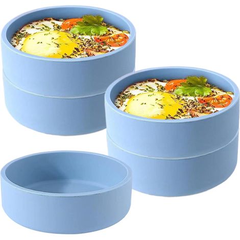 Moule à œufs, lot de 5, qualité alimentaire, pour friteuse air chaud (1/5)