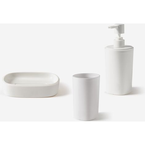 3-teiliges Badezimmer-Accessoire-Set aus Polypropylen Vox