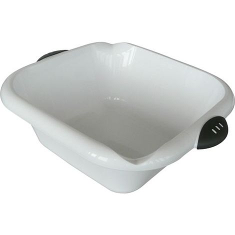LAGUELLE - Cuvette blanche carrée bimatière 5l