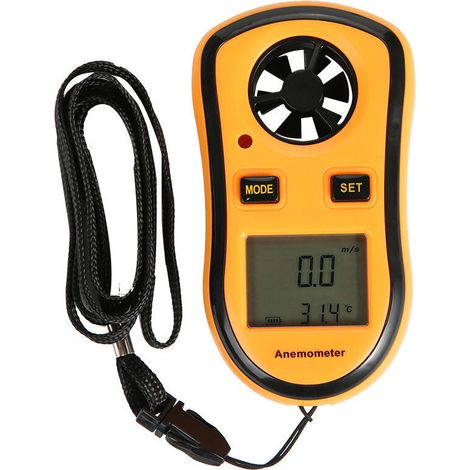 Anémomètre Numérique Portable Pour une Mesure Précise de la Vitesse du Vent Et de la Température, Mini Compteur De Vent Portatif Pour Diverses Industries (1/5)