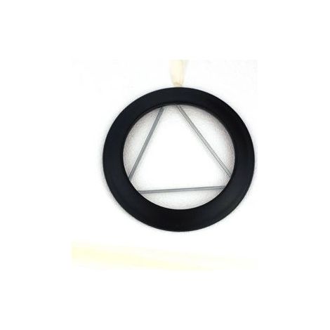 Rosace émaillé noir mat Ø180 POUJOULAT ROS 180 ENM - 56180970