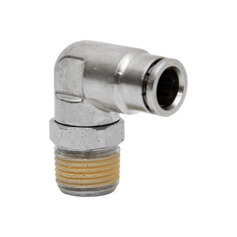 Codo Rosca Macho                 Tubo 8mm - Rosca 3/8" (1/3)