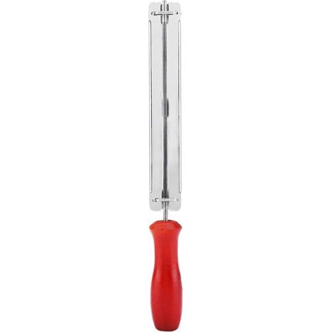 Kettensägenfeile, Kettensägenschärfen, Kettensägenfeilen-Set mit Hartholzgriff 4/4,8/5,5 mm (4 mm) - Crezuo
