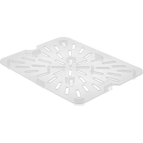 Égouttoir gastronorme en polypropylène GN 1/2 - 265x208x13mm - Matériel CHR Pro