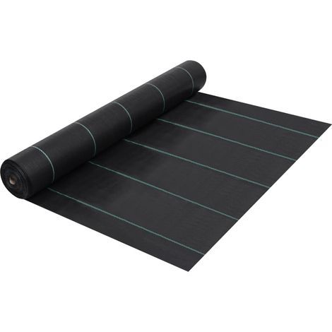 Toile de paillage Noir 1x100 m PP (1/4)