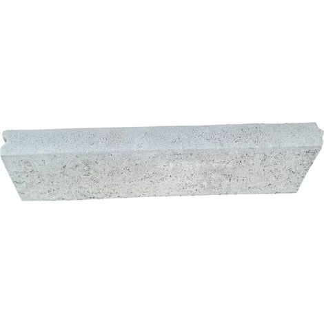 EHL Rasenkantenstein abgerundet 50 x 15 x 5 cm grau (1/2)