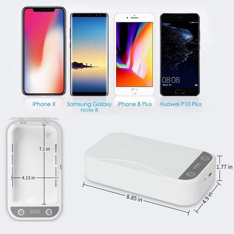 Stérilisateur désinfectant UV pour smartphones et bijoux HobbyTech (1/2)