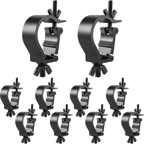 Pince De Fermes - 10 Pièces - Aluminium - Charge 200 Kg - Pour Éclairage Scène - 48 À 52 Mm (1/5)