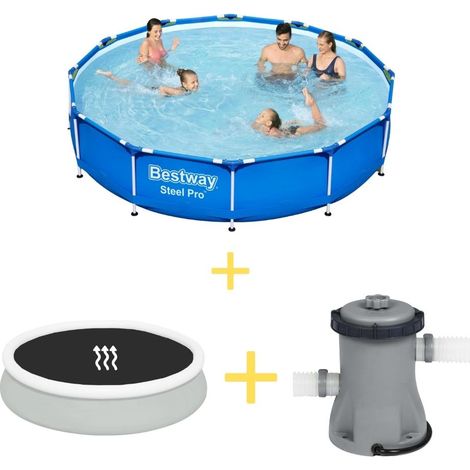Bestway Bestway Steel Pro Ronde - 366x76 cm - 3-pièces S22308 (1/5)