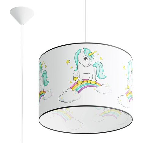 Lámpara colgante infantil Unicornio 40 (1/5)