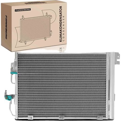 Condensatore per condizionatore d'aria, lunghezza rete 574 mm, larghezza 368 mm, profondità 16 mm, diametro ingresso 11,8 mm, diametro uscita 11,8 mm (1/5)